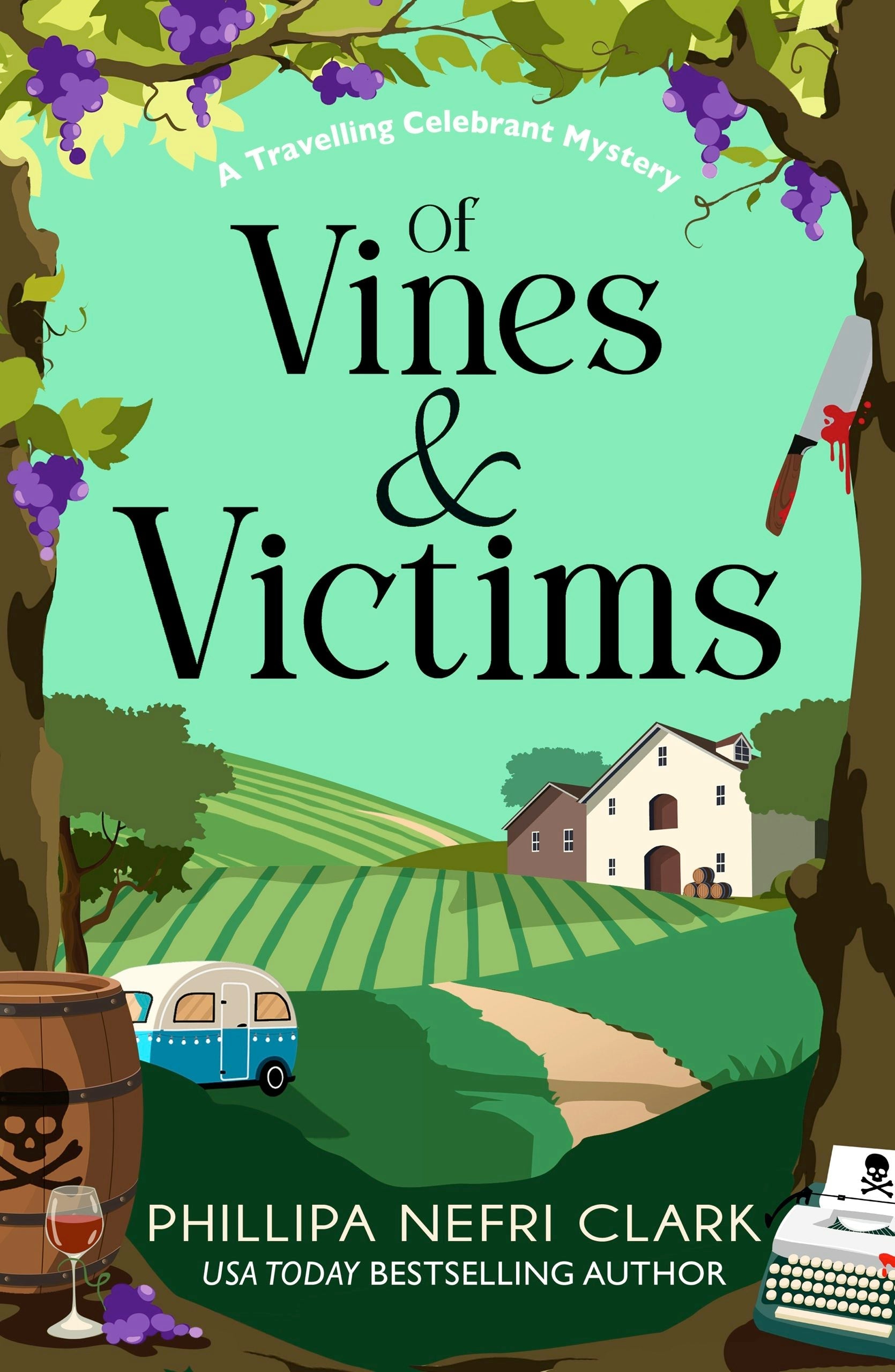 Book cover image for Of Vines and Victims ISBN: 9781837000975